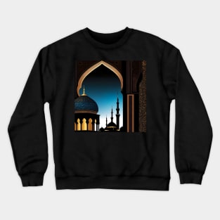 Islamic mosque art Crewneck Sweatshirt